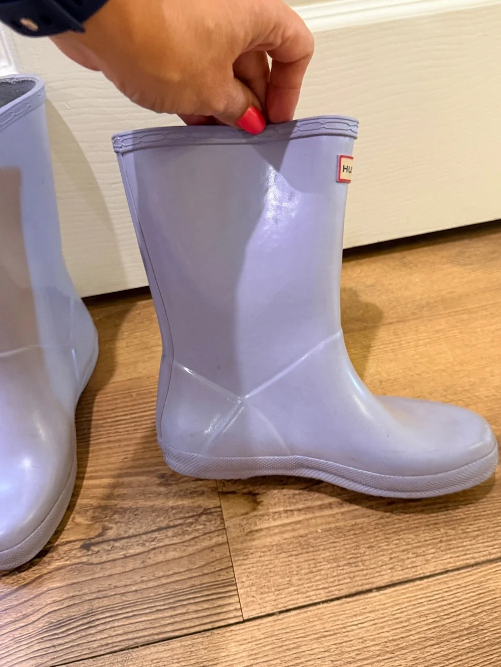 Hunter Lavender Tall Rain Boots